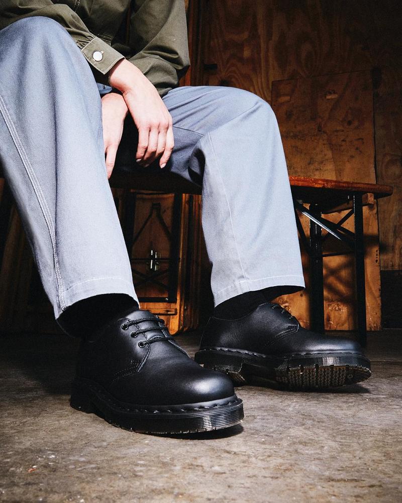 Dr Martens 1461 Mono Slip Resistant Arbeidssko Herre Svarte | Norge 180GSO
